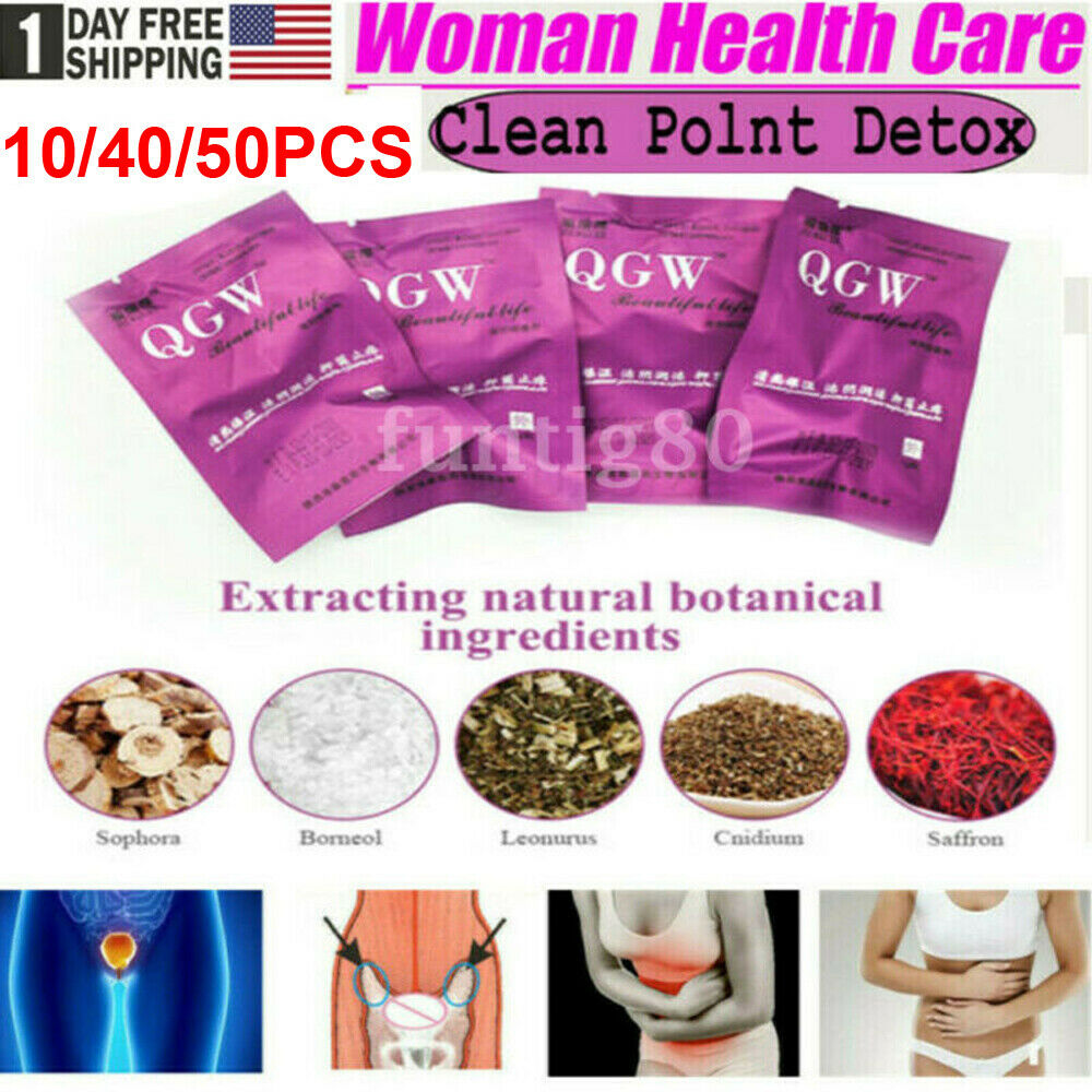 10-50pcs Women Detox Natural Herbal Womb Yoni Vaginal Cleansing Healing Pearls