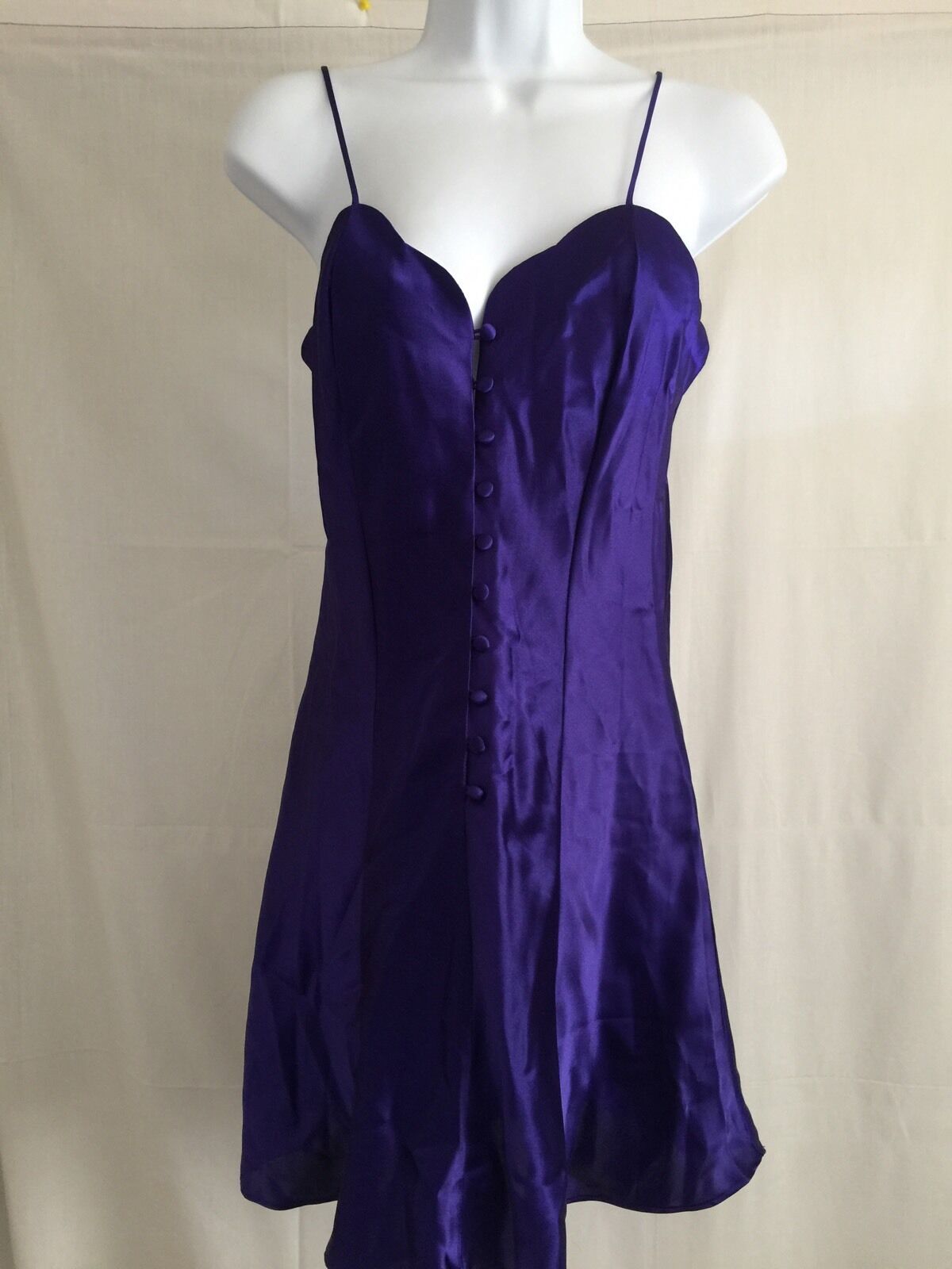 Victoria's Secret Purple Nightgown Gold Label  Above Knee Length Nwt Small